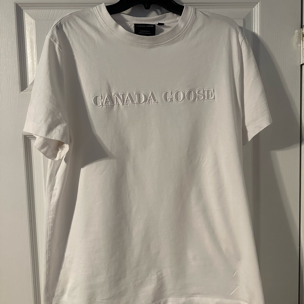 Canada Goose Classic White Short Sleeve Tee